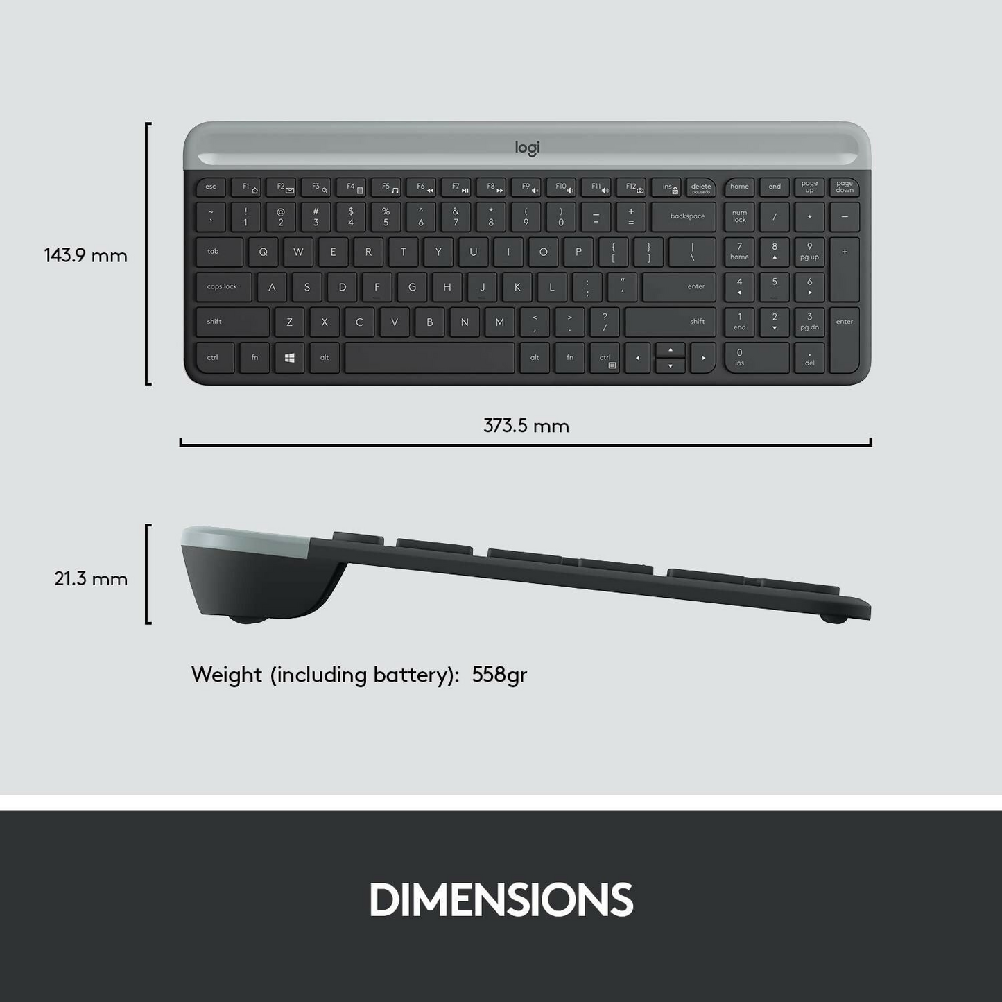 Slim Combo Logitech MK470