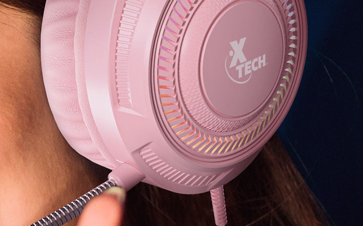 Auriculat tipo diadema Rosa Xtech XTH-564
