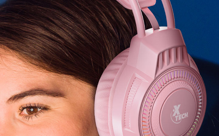 Auriculat tipo diadema Rosa Xtech XTH-564